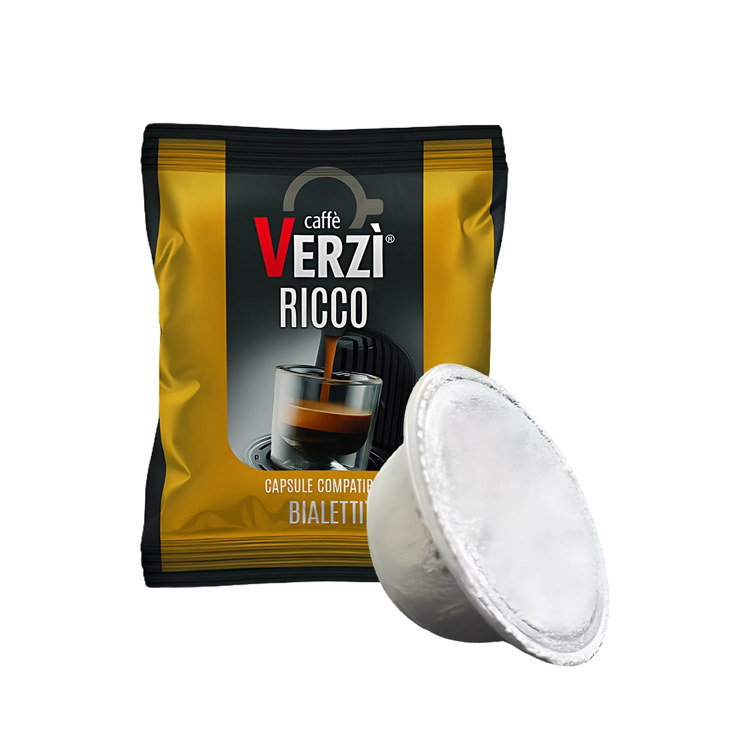 Capsule Compatibili Bialetti Caffè Verzì Aroma Ricco (100)