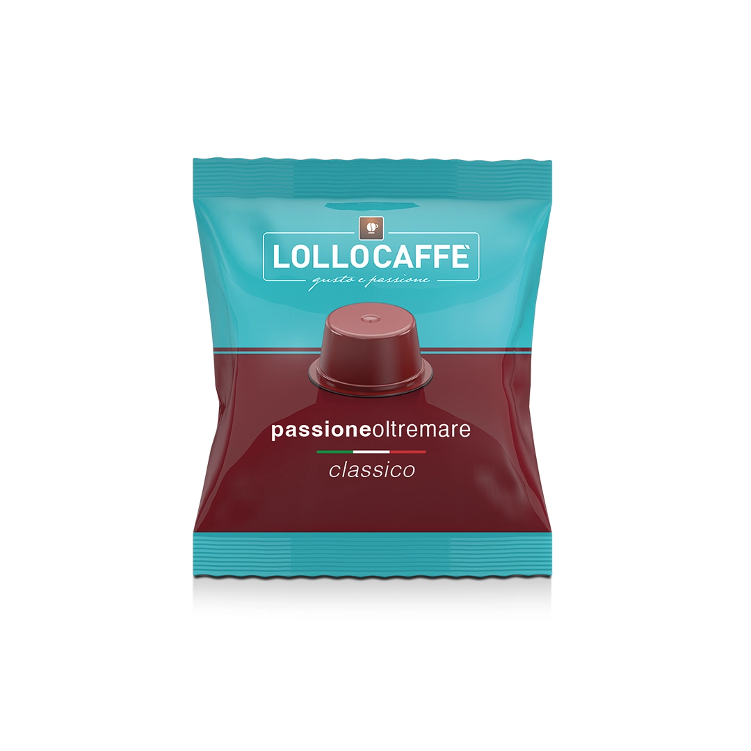 Capsule Lollo Caffè Classico espresso compatibili Lavazza Blue (100)