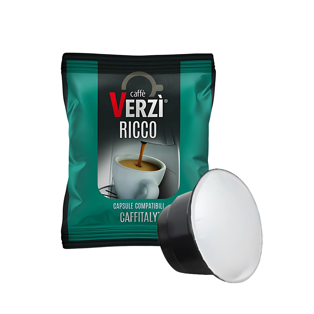 Capsule Compatibili Caffitaly Caffè Verzì Aroma Ricco (80)