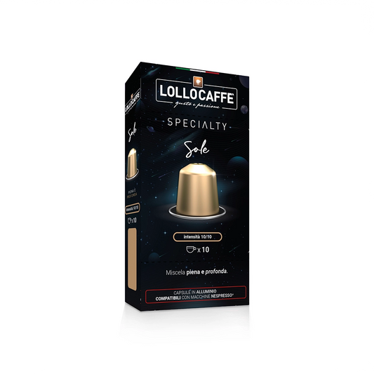 Capsule Lollo Caffè Specialty Sole compatibili Nespresso Alluminio (10)
