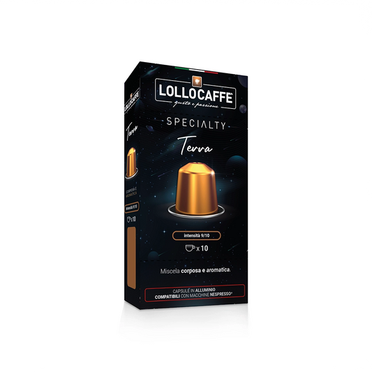 Capsule Lollo Caffè Specialty Terra compatibili Nespresso Alluminio (10)