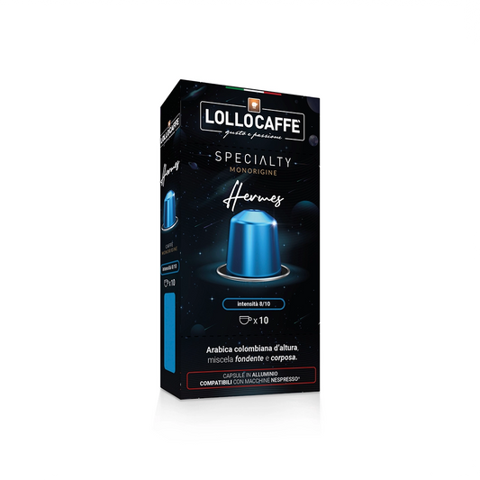 Capsule Lollo Caffè Specialty Hermes compatibili Nespresso Alluminio (10)