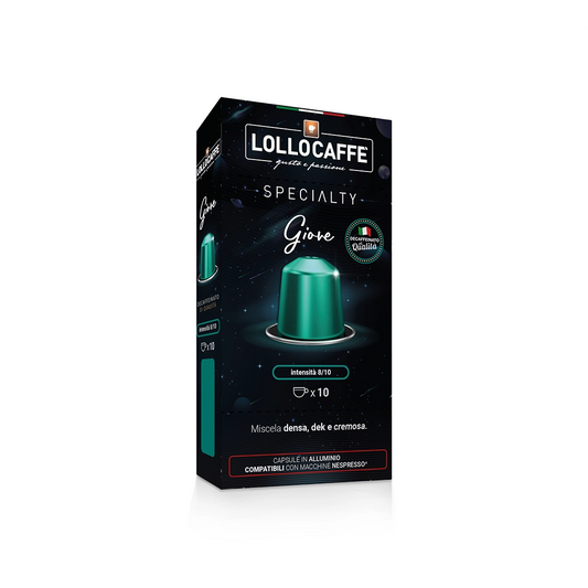 Capsule Lollo Caffè Specialty Giove compatibili Nespresso Alluminio (10)