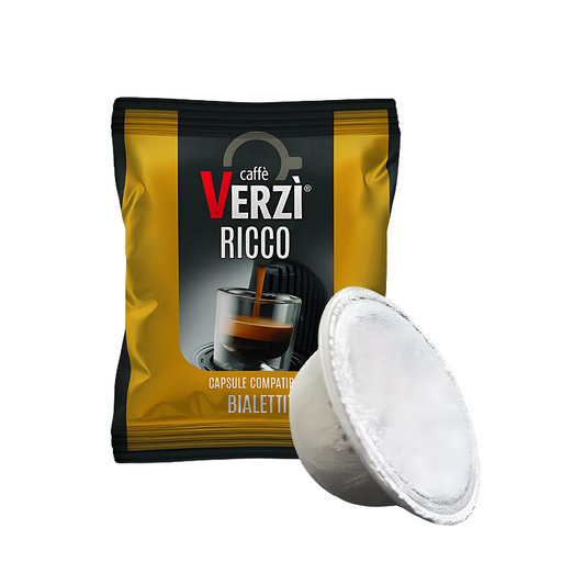 Capsule Compatibili Bialetti Caffè Verzì Aroma Ricco (100)