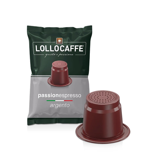 Capsule Compatibili Nespresso Lollo Argento Passione Espresso (100)