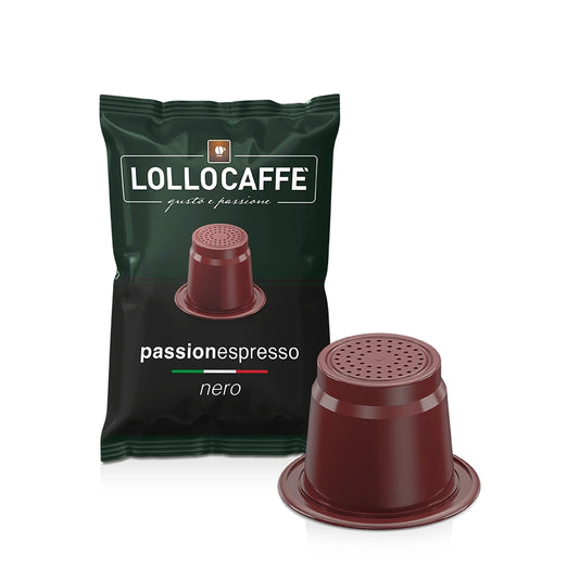 Capsule Compatibili Nespresso Lollo Nero Passione Espresso (100)
