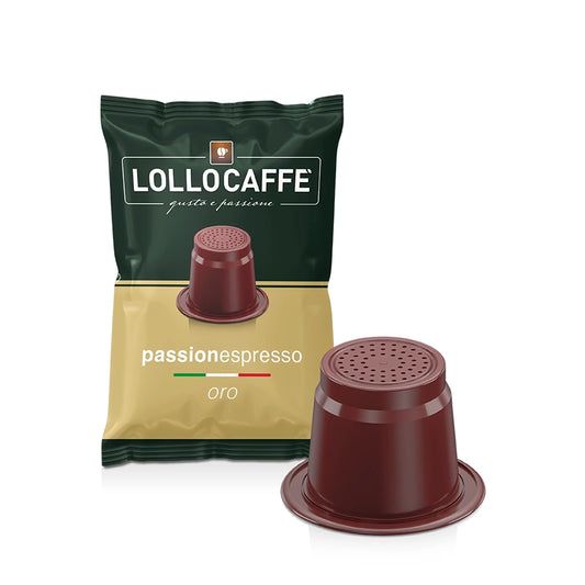 Capsule Compatibili Nespresso Lollo Oro Passione Espresso (100)