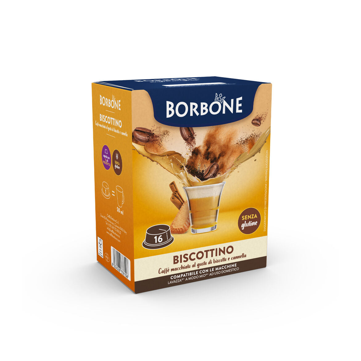 Capsule Borbone Compatibili Lavazza A Modo Mio Biscottino (16)