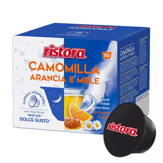 Capsule Compatibili Nescafè Dolce Gusto Camomilla Arancia e Miele Ristora (10)