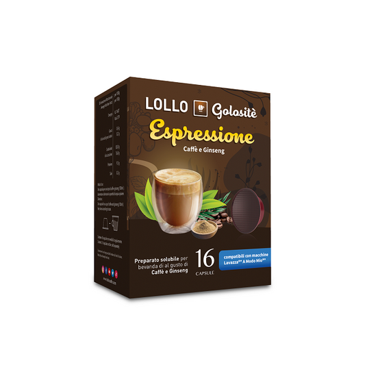 Capsule Lollo Caffè e Ginseng Compatibili Lavazza A Modo Mio (16)