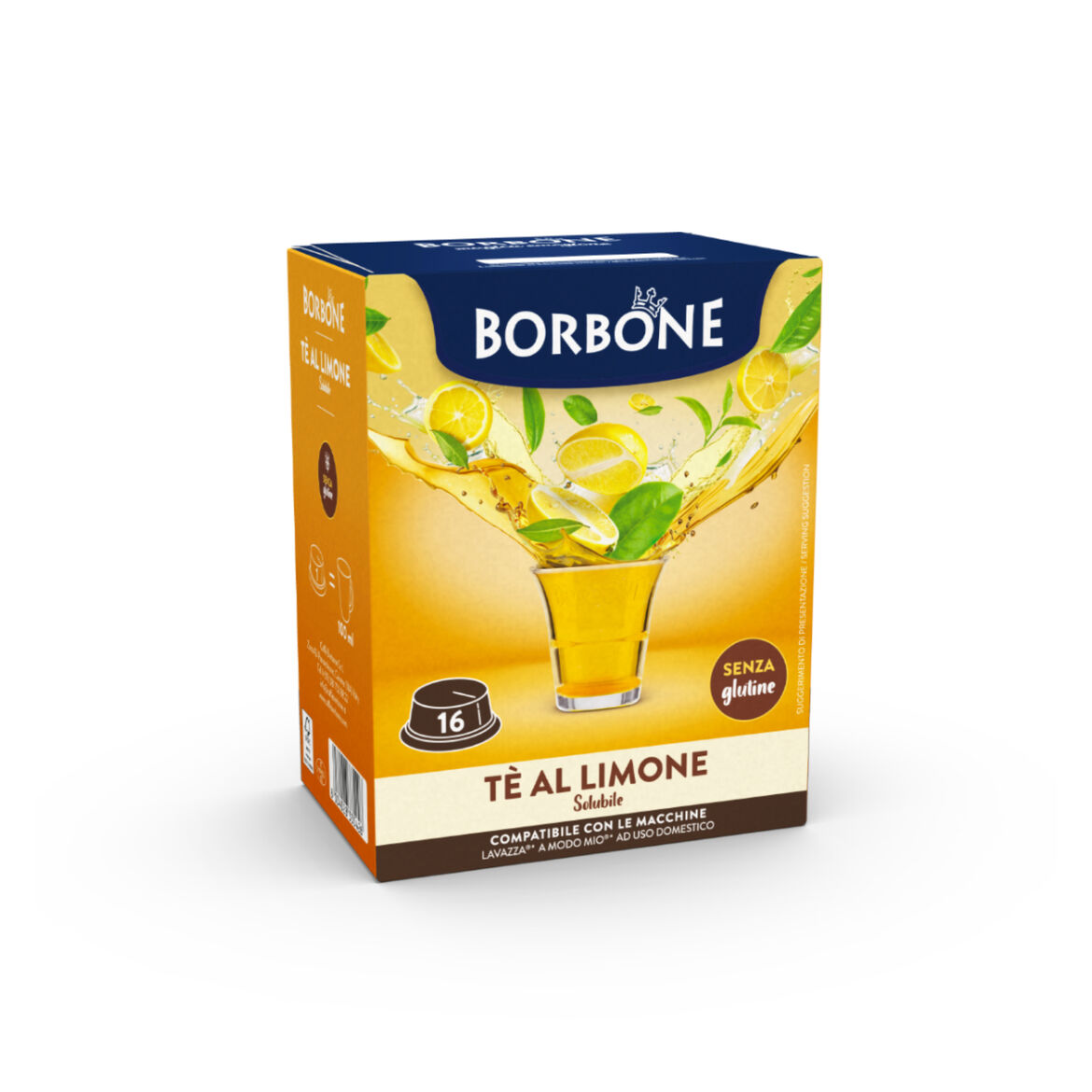 Capsule Borbone Compatibili Lavazza A Modo Mio Tè al Limone (16)