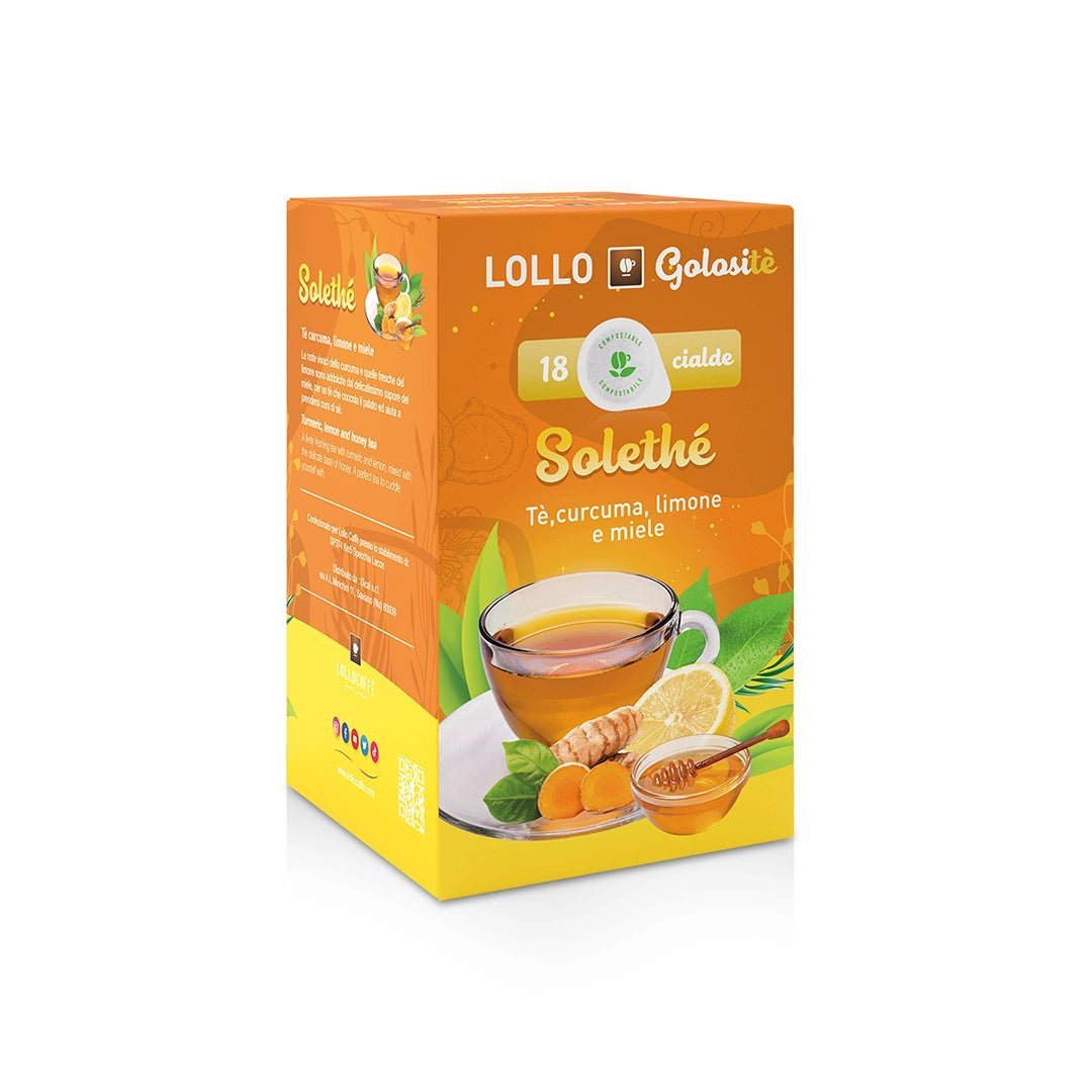 Cialde Lollo Caffè Golositè Solethè Tè Curcuma Limone e Miele (18