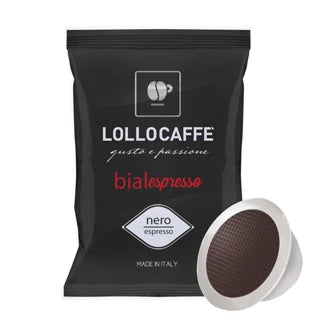 Capsule Lollo Compatibili Bialetti Nero (100)