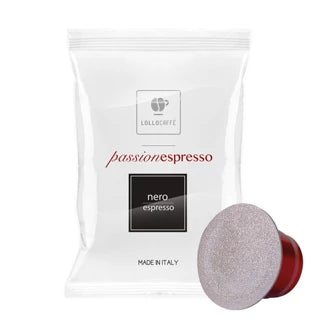 Capsule Compatibili Nespresso Lollo Nero Passione Espresso (100)