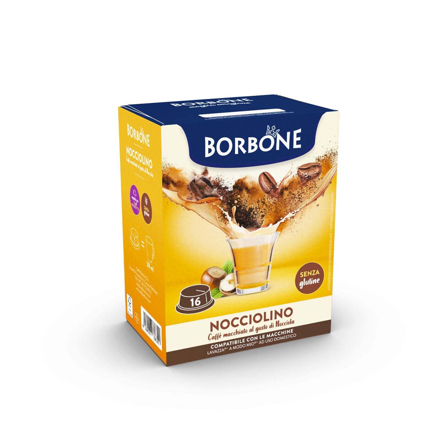 Capsule Borbone Compatibili Lavazza A Modo Mio Nocciolino (16)