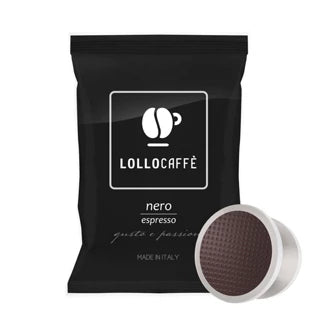 Capsule Lollo Caffè Compatibili Lavazza Espresso Point Nero (100)