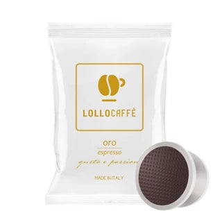 Capsule Lollo Caffè Compatibili Lavazza Espresso Point Oro (100)