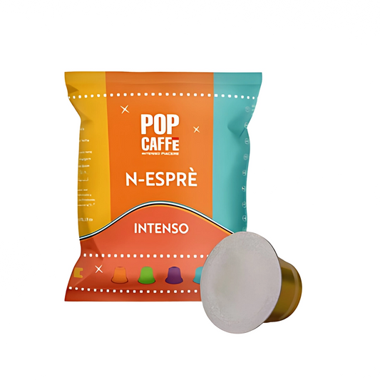 Capsule Pop Caffè Compatibili Nespresso Miscela Intenso (100)