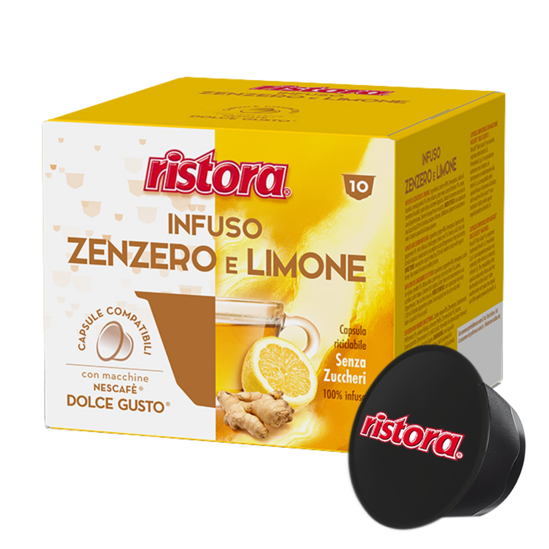 Capsule Compatibili Nescafè Dolce Gusto Zenzero e Limone Ristora (10)